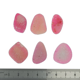 22x20 to 21x12mm Bezel Edge Druzy Set Of 6