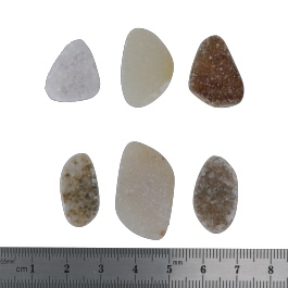 30x17 to18x16mm Bezel Edge Druzy Set Of 6