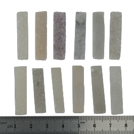 30x7 to 28x7mm Bezel Edge Druzy Set Of 12