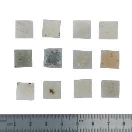 12X12mm Bezel Edge Druzy Set Of 12