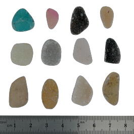 20x12 to 13x8mm Bezel Edge Druzy Set Of 12