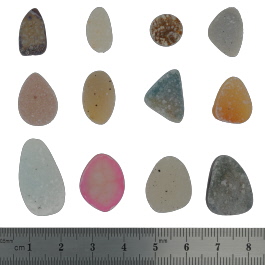 25x14 to 11x11mm Bezel Edge Druzy Set Of 12