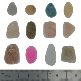 22x16 to 11x11mm Bezel Edge Druzy Set Of 12