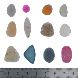 20x13 to 8x8mm Bezel Edge Druzy Set Of 12