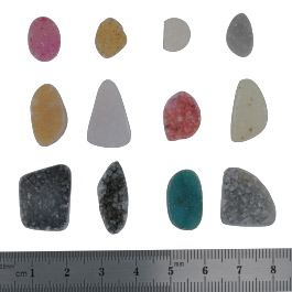 19x15 to 10x8mm Bezel Edge Druzy Set Of 12