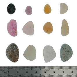 21x15 to 11x8mm Bezel Edge Druzy Set Of 12