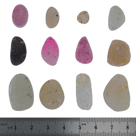 23x15 to 8x8mm Bezel Edge Druzy Set Of 12