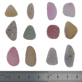 23x10 to 13x12 mm Bezel Edge Druzy Set Of 12