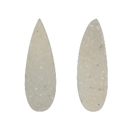 25x8mm Bezel Edge Druzy - Pair