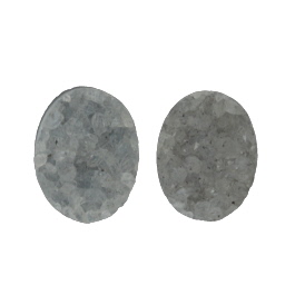 15x12mm Bezel Edge Druzy - Pair