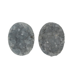 15x12mm Bezel Edge Druzy - Pair
