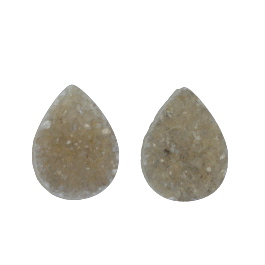 15x11mm Bezel Edge Druzy - Pair