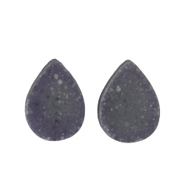 15x11mm Bezel Edge Druzy - Pair