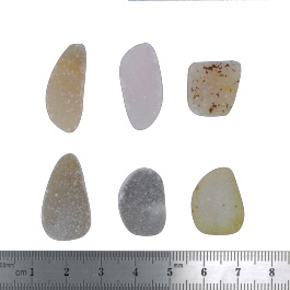 25x14 to 17x15mm Bezel Edge Druzy Set Of 6