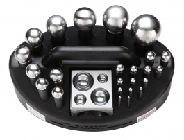 24 Piece Doming Set Including Block And Carry Case