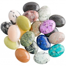 30x22MM Assorted Oval Cabochon Mix  PK20