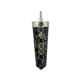 Larvekite 7 Chakra Bridge Pendant
