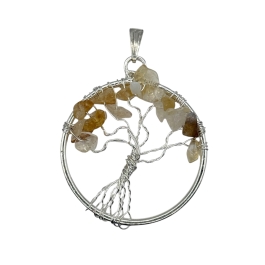 Citrine Tree Of Life Pendant