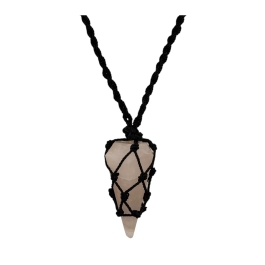 Rose Quartz Cord Wrapped Pendulum