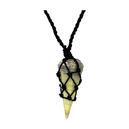 Banded Serpentine Cord Wrapped Pendulum
