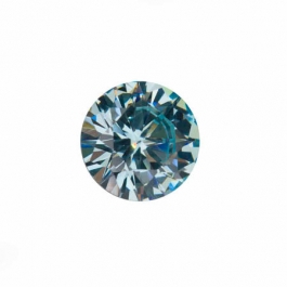 10mm Round Aquamarine CZ - Pack of 1