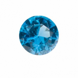 10mm Round Blue Zircon CZ - Pack of 1