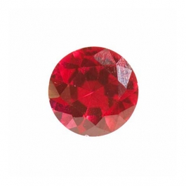 5mm Round Ruby Corundum - Pack of 5