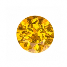 5mm Round Yellow CZ - Pack of 5