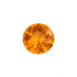 8mm Round Citrine CZ - Pack of 1