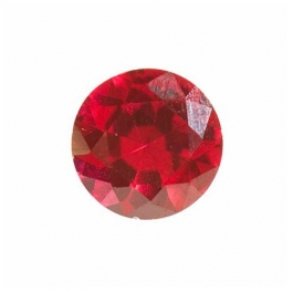 8mm Round Ruby Corundum - Pack of 1