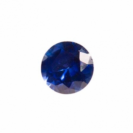 8mm Round Sapphire CZ - Pack of 1