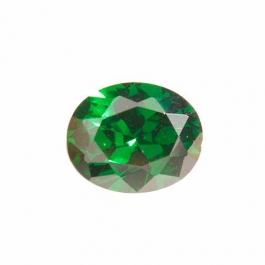 10X8mm Oval Emerald Green CZ - Pack of 1