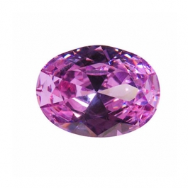10x8mm Oval Lavender CZ - Pack of 1