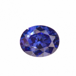 10X8mm Oval Tanzanite CZ - Pack of 1