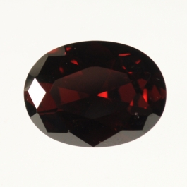 16x12mm Oval Garnet CZ  - Pack of 1