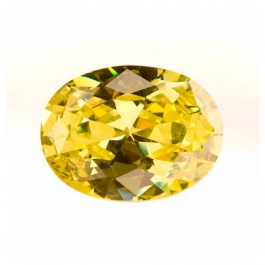 18x13mm Oval Peridot CZ - Pack of 1