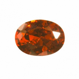 20X15mm Oval Garnet CZ  - Pack of 1