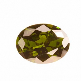 20X15mm Oval Olive CZ - Pack of 1