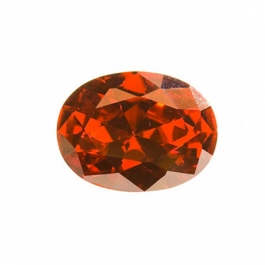 8X6mm Oval Red CZ - Pack of 1