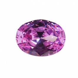 8x6mm Oval Lavender CZ - Pack of 1