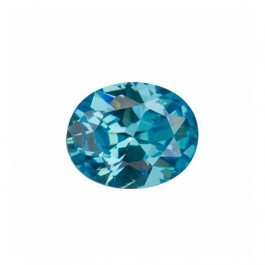8X6mm Oval Blue Topaz CZ - Pack of 1