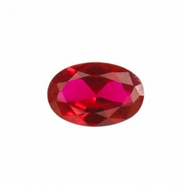 8x6mm Oval Ruby Corundum - Pack of 1