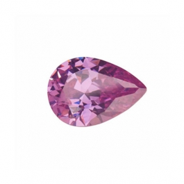 12x8mm Pear Lavender CZ - Pack of 1