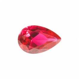 12X8mm Pear Ruby Corundum - Pack of 1