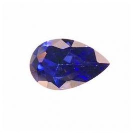 12X8mm Pear Tanzanite CZ - Pack of 1