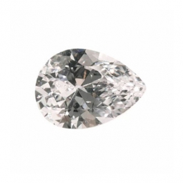 12X8mm Pear White CZ - Pack of 1
