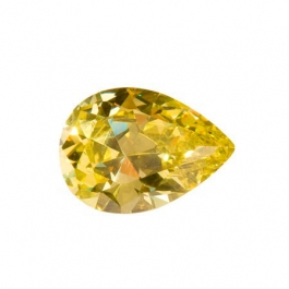 18x13mm Pear Peridot CZ - Pack of 1