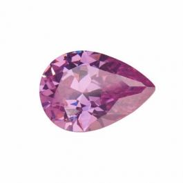 18x13mm Pear Lavender CZ - Pack of 1