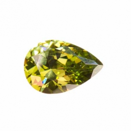 18X13mm Pear Olive CZ - Pack of 1