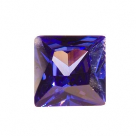 10mm Square Tanzanite CZ - Pack of 1